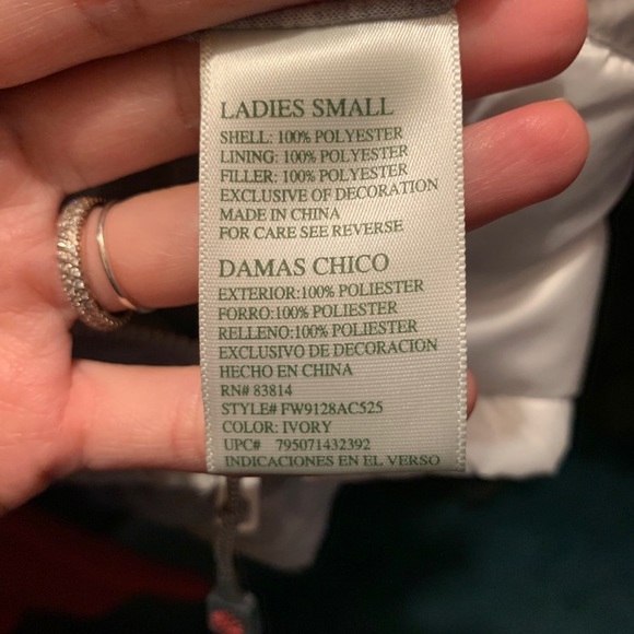 Tangerine white vest - Picture 4 of 4